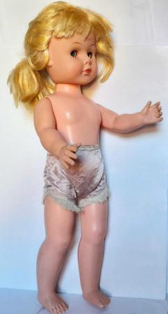 Image 2 of 1970's VINTAGE DOLL - FAIR with BLUE EYES 51cm tall