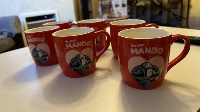 Image 5 of Star Wars. “ I’m with Mando “ cup ( new )