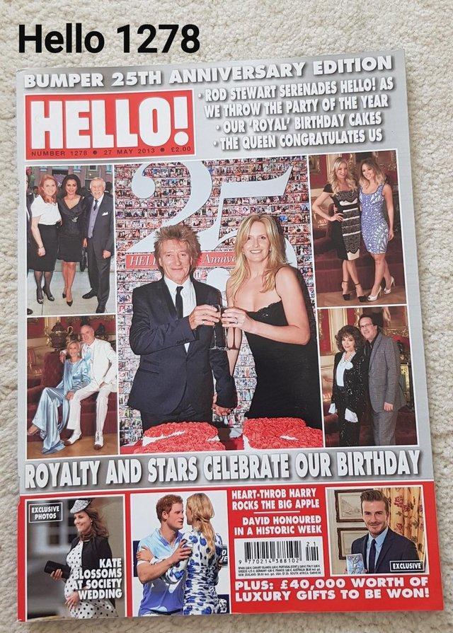 Preview of the first image of Hello Magazine 1278 - Bumper 25th Anniversary Edition.