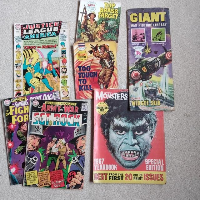 Preview of the first image of Selection of vintage comics from 60's 70's.