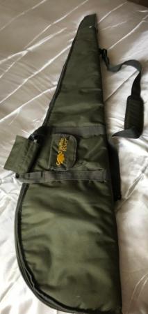 Image 3 of Padded carry case/ sling in green