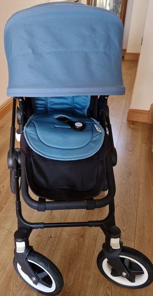 Preview of the first image of Bugaboo Buffalo bassinet/pushchair & accessories Blue.