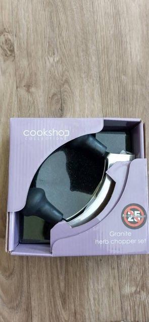 Preview of the first image of New Cookshop Collection Granite Herb Chopper Set.