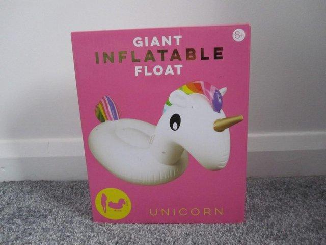 Preview of the first image of NEW GIANT UNICORN INFLATABLE FLOAT.