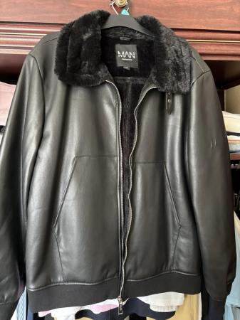 Image 1 of Mens black bohoo jacket in extra large