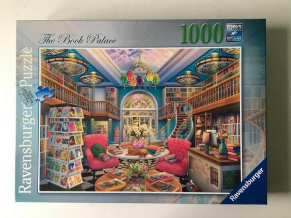 Image 2 of Ravensburger 1000 piece jigsaw titled The Book Palace.