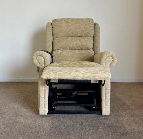 Image 6 of PRIMACARE ELECTRIC RISER RECLINER BROWN BEIGE CHAIR DELIVERY