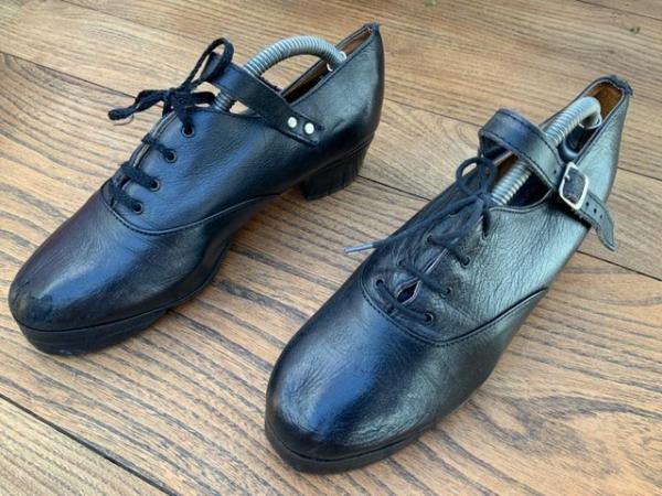 Image 2 of Irish leather dance jig shoes size 4.5
