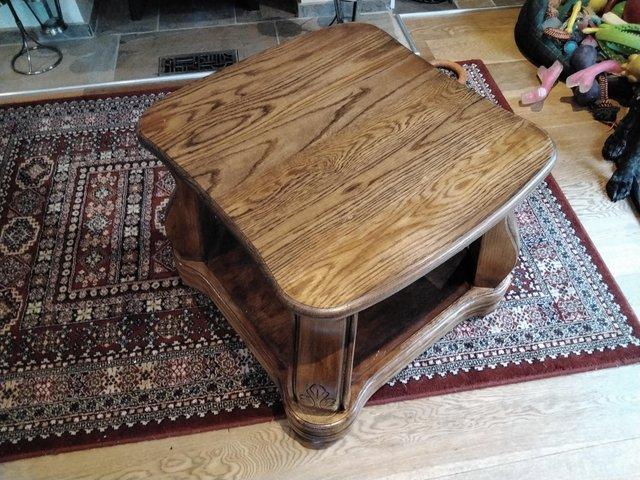 Preview of the first image of Solid wood coffee table lovely condition.