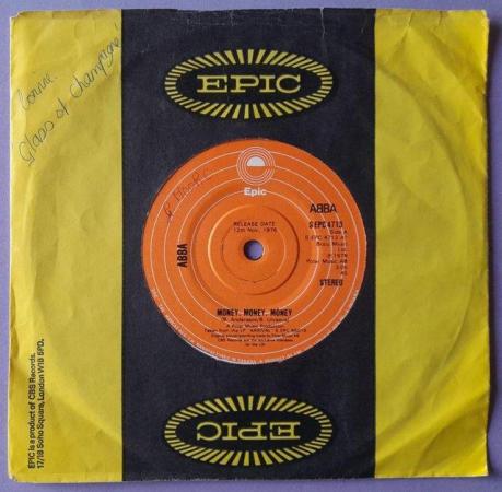 Image 3 of Abba ‘Money, Money, Money' 1976 UK Promo 7" single. EX/VG+