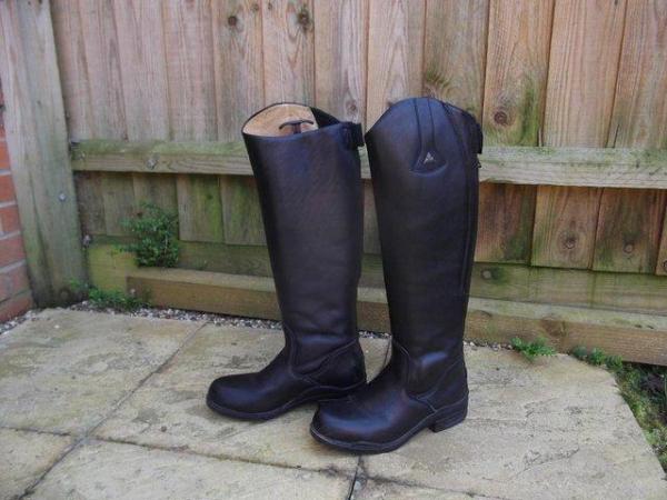 Image 2 of Mountain Horse Sportive High Rider Black Long Boots size 41/
