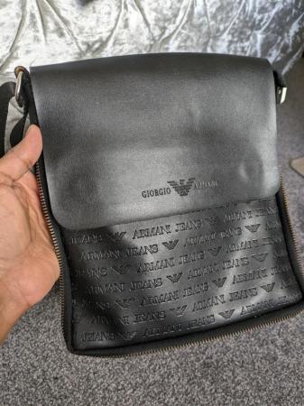 Image 3 of Giorgio Armani Cross Body Shoulder Leather Bag