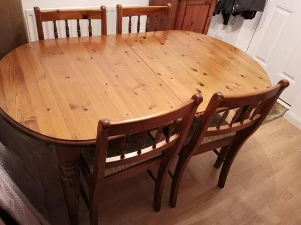 Image 2 of Ducal Victoria Pine dining furniture purchased from Hunters