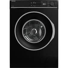 Preview of the first image of SHARP 8KG BLACK WASHER-1400RPM-QUICK WASH-**.