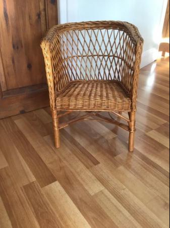 Image 1 of CHILDS WICKER CHAIR......
