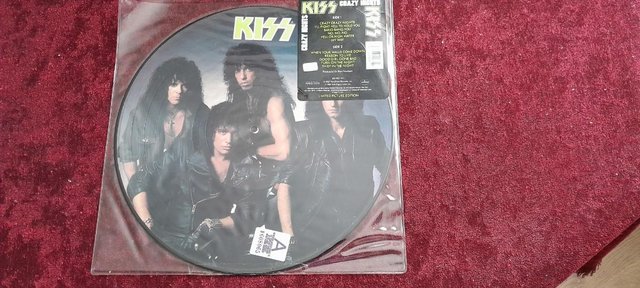 Preview of the first image of Kiss,"Crazy Nights",1987 U,S,A, Picture Disc Album..