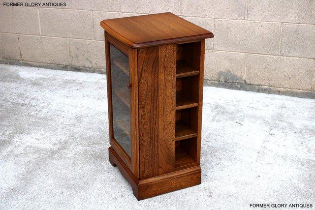 Image 86 of AN ERCOL GOLDEN DAWN CD CABINET CUPBOARD LAMP TABLE STAND