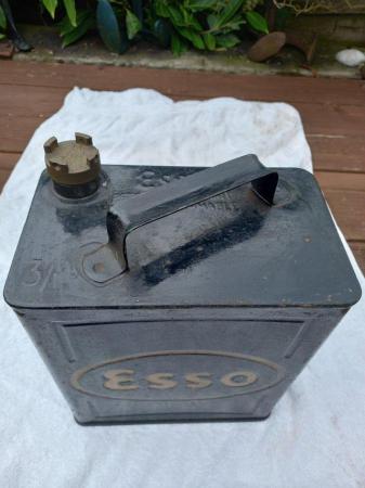 Image 3 of Esso 2 gallon petrol tin with cap