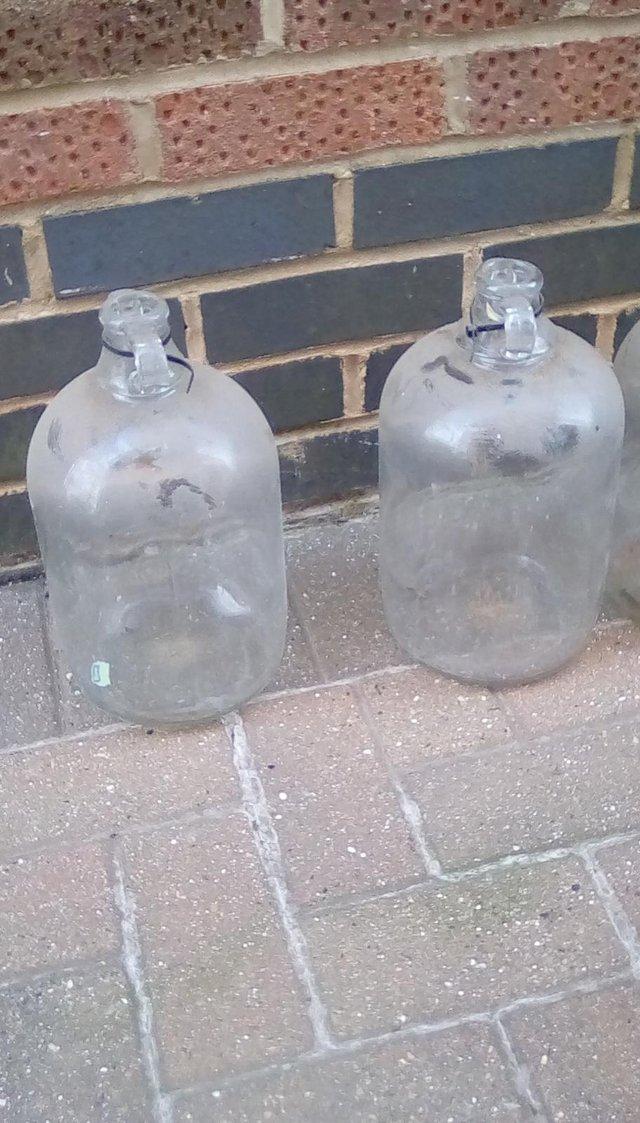 Preview of the first image of Demijohn's for wine making.