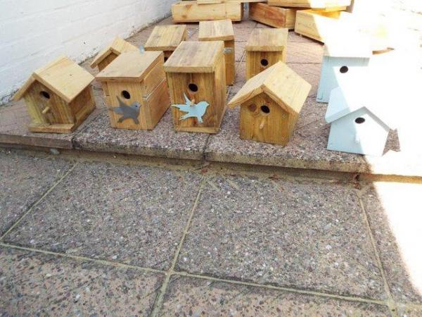 Image 2 of nest boxes ,in 1 inch wood made to last .
