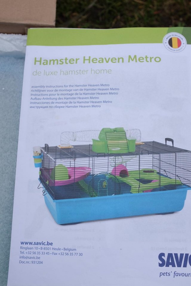 Preview of the first image of Savic Hamster Heaven Metro XL hamster cage - NEW.