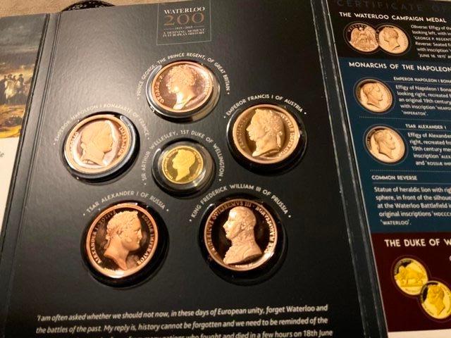Preview of the first image of Battle of Waterloo 1815-2015 coin presentation.