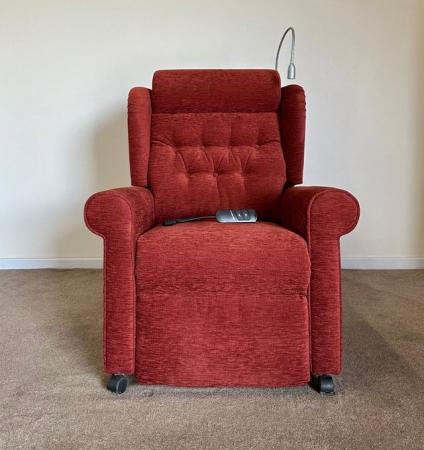 Image 4 of LUXURY ELECTRIC RISER RECLINER RED CHAIR MASSAGE CAN DELIVER