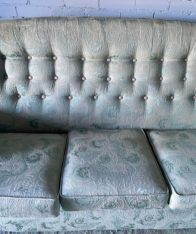 Preview of the first image of Sofa looking for a good home collection from Holywell thanks.