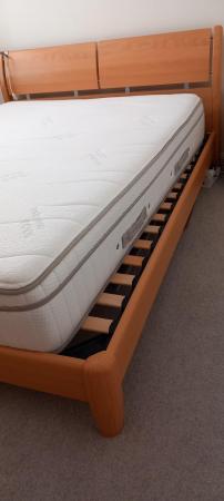 Image 2 of King size bed frame and mattress