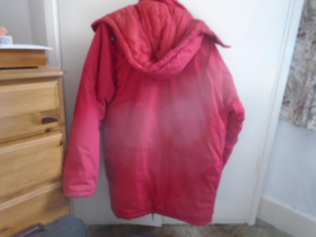 Preview of the first image of Ski/cold weather jacket, red, ladies size 10/12.