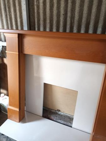 Image 2 of MANTEL, MARBEL HEARTH AND BACKING