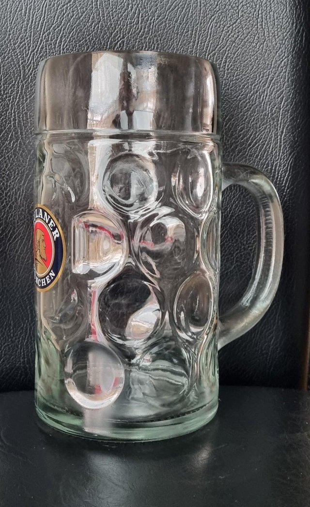 Preview of the first image of Stein glass, holds 2 pints - VGC.