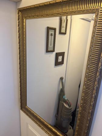 Image 2 of Beautiful gold framed wall mirror