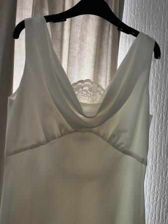 Image 3 of Ivory wedding dress with lace