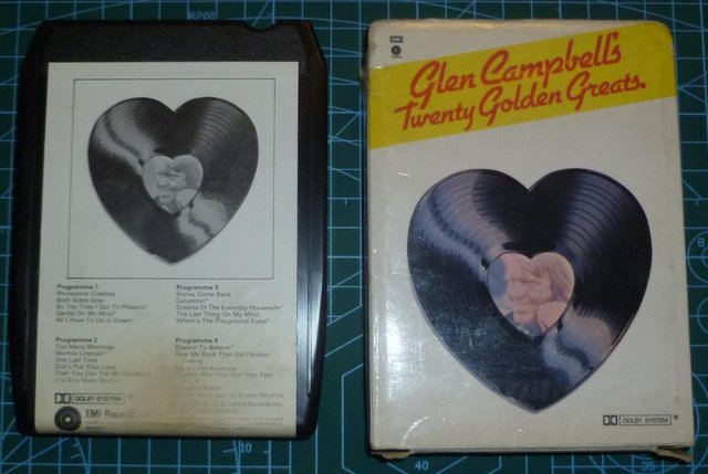 Image 2 of Glen Campbell, 8 Track Cassette, Twenty Golden Greats