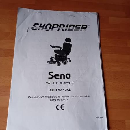 Image 3 of Shoprider SENA fully electric wheelchair/powerchair £300