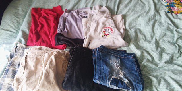 Image 1 of Mens t-shirts,short jeans and summer shorts