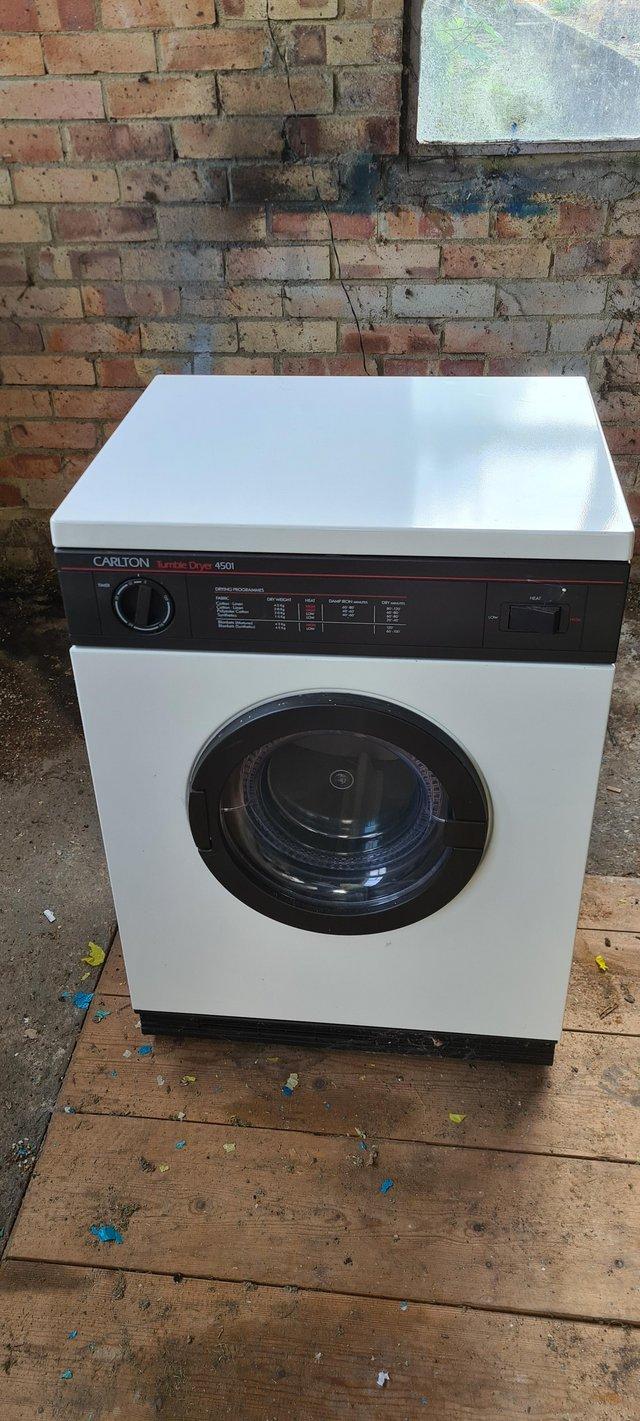 Preview of the first image of Carlton 4501 tumble dryer.