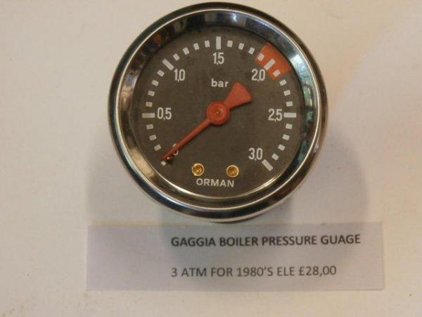 Image 1 of Gaggia Boiler Pressure Gauge 3 ATM Genuine part