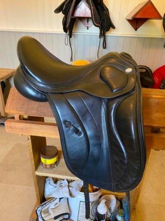 Image 1 of Beautiful Optimum Performance Dressage saddle 17”