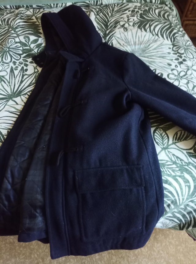 Preview of the first image of Duffel coat size large good condition.