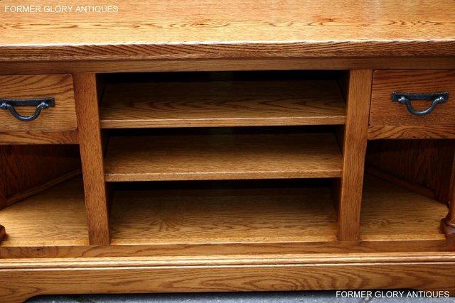 Image 82 of AN OLD CHARM FLAXEN OAK CORNER TV CABINET STAND MEDIA UNIT