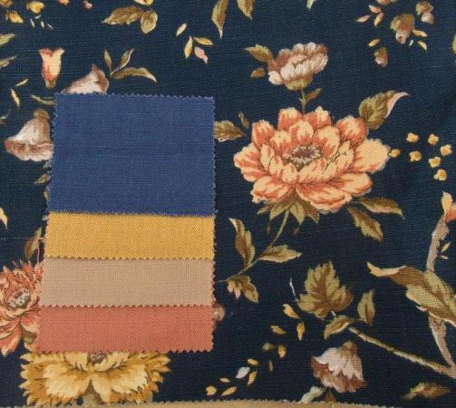 Image 1 of English Heritage Fabric – 3 sample pieces of Linen Union