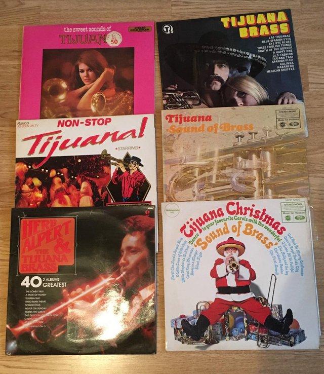 Preview of the first image of 6x Tijuana Brass including Tijuana Christmas LPs.