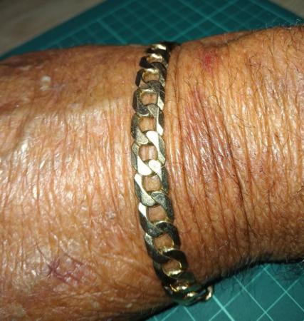 Image 7 of Solid gold mens bracelet 29gr