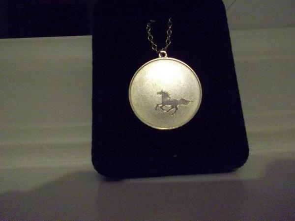 Image 3 of Black Beauty Centenary Stirling Silver Pendant