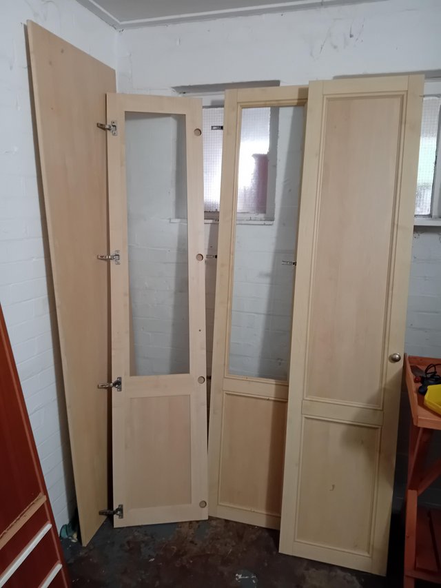 Preview of the first image of Wooden Wardrobe spare doors.