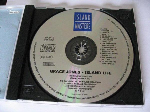 Image 2 of Grace Jones– Island Life - CD – Island Records 842 453-2 I