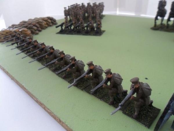 Image 20 of 156 figures First World War British soldiers 40mm Metal.