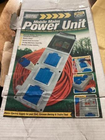 Image 1 of Mobile mains power unit by Maypole ideal for camping